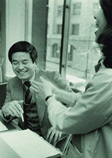 川淵三郎　日本トップリーグ連携機構会長　⑤1977年頃 金属営業部課長時代（45歳頃）