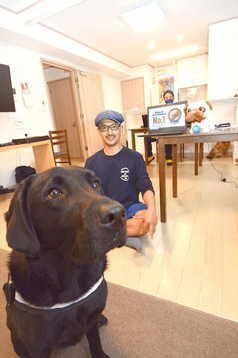 アニスピHD_藤田社長＆黒犬