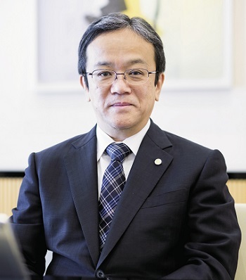 島津製作所社長　上田輝久（うえだ・てるひさ）