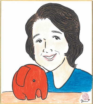 藤﨑忍　ドムドムフードサービス　イラスト