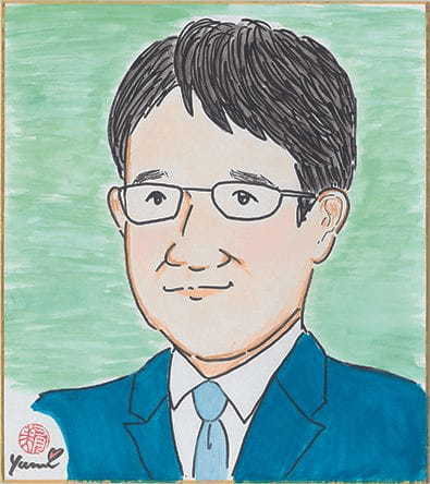 12月号_八木龍平_似顔絵