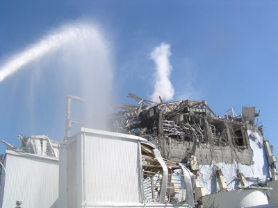 福島第一原発3号機（爆発後）