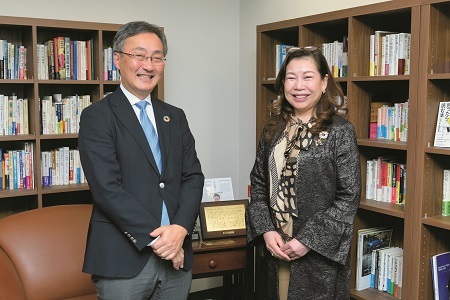 渋澤 健と佐藤有美