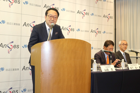 山田英・アンジェス社長