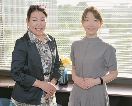 佐藤有美と鈴木ゆりえ