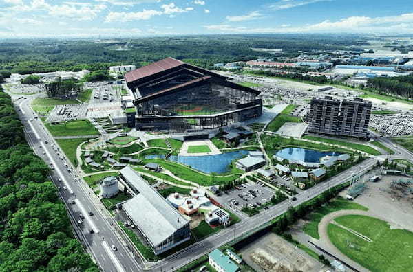 日本ハムファイターズ　Fビレッジ俯瞰