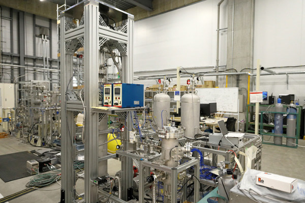 東京都大田区にある京都フュージョニアリングの実験施設