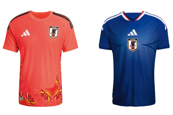 北中米3カ国共催のFIFAワールドカップ2026でサッカー日本代表が着用するユニフォーム