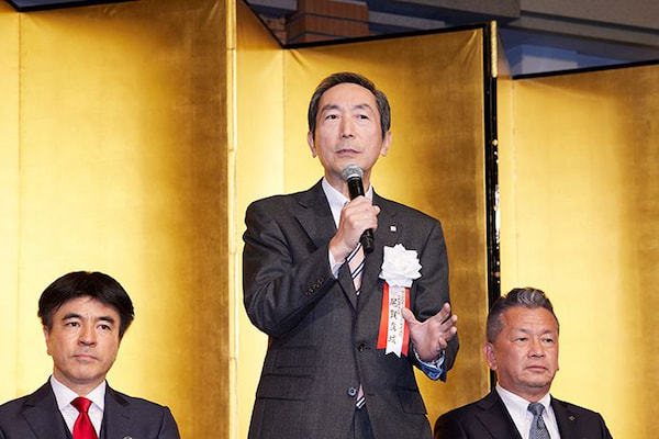 経済界大賞　ベストサポーター賞　尾賀真城　サッポロホールディングス社長