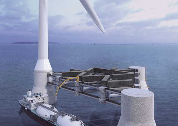 グリーンアンモニア製造艦「GAPS」の一号艦「MIKASA」