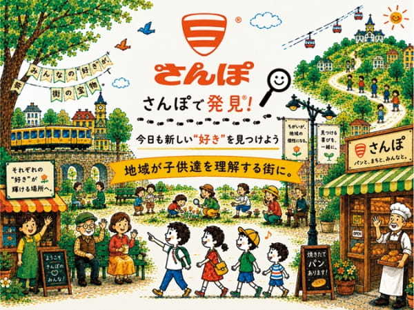地域社会への貢献を目指す「こども療育教室さんぽ」のブランドイメージ図