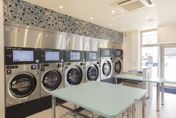 IoT化を実現したコインランドリー「wash+」
