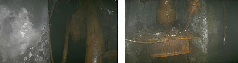 IBISによって撮影された福島第一原発の炉内